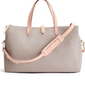 CUYANA Triple Zipper Overnight Canvas Tote (Size Small)